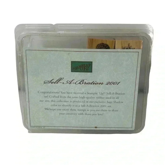 STAMPIN UP STEM FLOWER ALLIUM PAPERWHITE NARCISSUS WOOD MOUNT RUBBER STAMPS - Picture 6 of 8